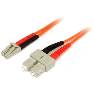 StarTech.com 2m Fiber Optic Cable - Multimode Duplex 50-125 - LSZH - LC-SC - OM2 - LC to SC Fiber Patch Cable - American Tech Depot