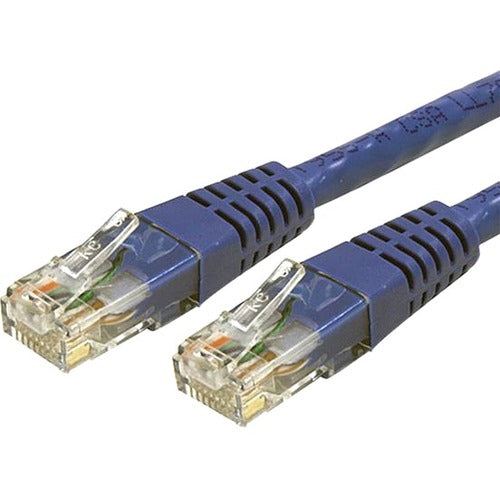 StarTech.com 6ft CAT6 Ethernet Cable - Blue Molded Gigabit CAT 6 Wire - 100W PoE RJ45 UTP 650MHz - Category 6 Network Patch Cord UL-TIA - American Tech Depot