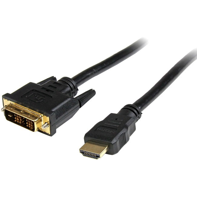 StarTech.com HDMI to DVI Cable - 6 ft - 2m - HDMI to DVI-D Cable - HDMI Monitor Cable - HDMI to DVI Adapter Cable - American Tech Depot