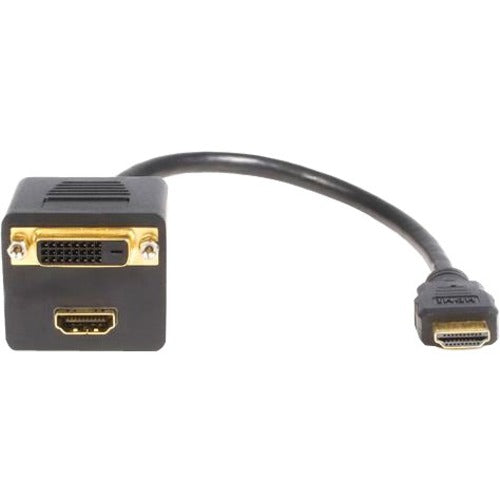 StarTech.com 1 ft HDMI® Splitter Cable - HDMI to HDMI and DVI-D - M-F - American Tech Depot