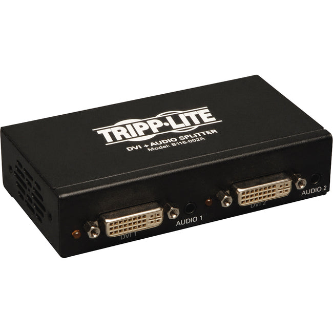 Tripp Lite 2-Port DVI Single Link Video - Audio Splitter - Booster DVIF-2xF - American Tech Depot