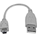 StarTech.com 6in Mini USB 2.0 Cable - A to Mini B - American Tech Depot