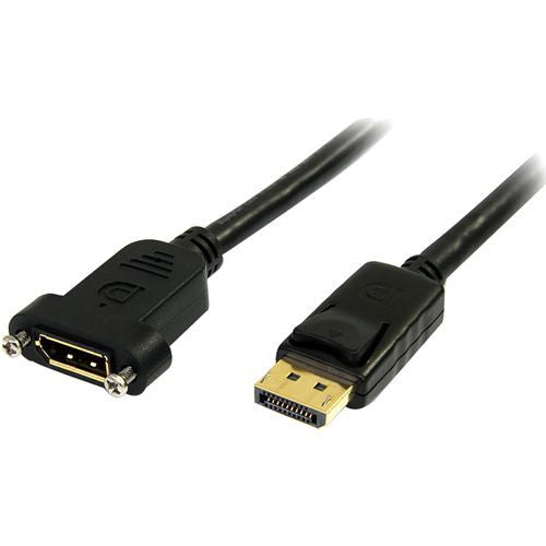 StarTech.com 3 ft 20 pin DisplayPort Extension Panel Mount Cable - M-F - American Tech Depot
