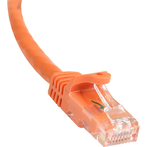 StarTech.com 100ft CAT6 Ethernet Cable - Orange Snagless Gigabit CAT 6 Wire 100W PoE RJ45 UTP 650MHz Category 6 Network Patch Cord UL-TIA - American Tech Depot