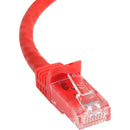 StarTech.com 100ft CAT6 Ethernet Cable - Red Snagless Gigabit CAT 6 Wire - 100W PoE RJ45 UTP 650MHz Category 6 Network Patch Cord UL-TIA - American Tech Depot