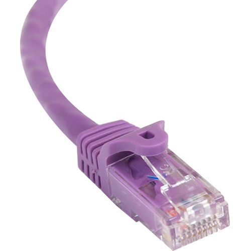 StarTech.com 75ft CAT6 Ethernet Cable - Purple Snagless Gigabit CAT 6 Wire - 100W PoE RJ45 UTP 650MHz Category 6 Network Patch Cord UL-TIA - American Tech Depot