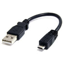 StarTech.com 6in Micro USB Cable - A to Micro B - American Tech Depot