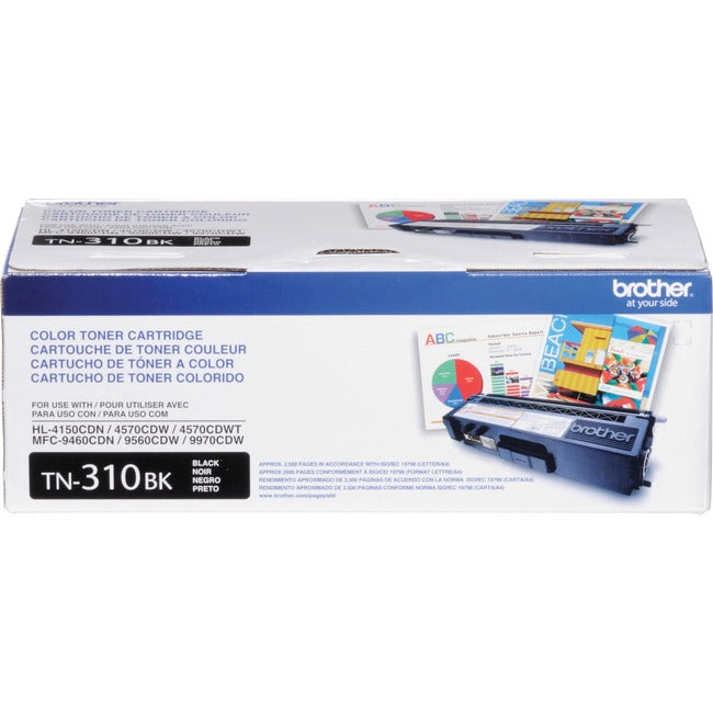 Brother Genuine TN310BK Black Toner Cartridge - American Tech Depot