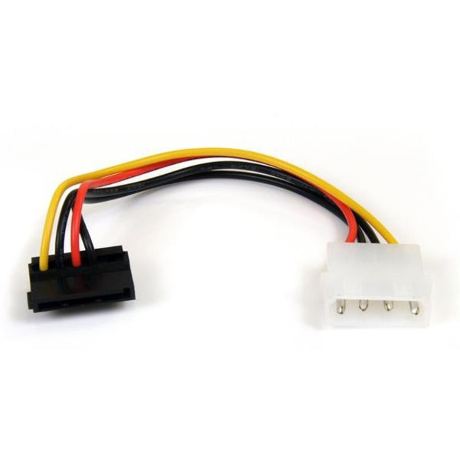 StarTech.com 6in 4 Pin Molex to Right Angle SATA Power Cable Adapter - American Tech Depot