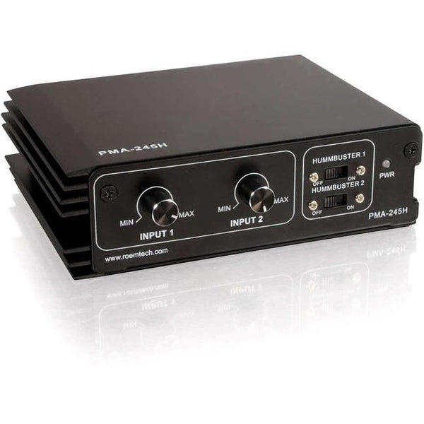 C2G Plenum-Rated 45 Watt Stereo Mixer-Amplifier