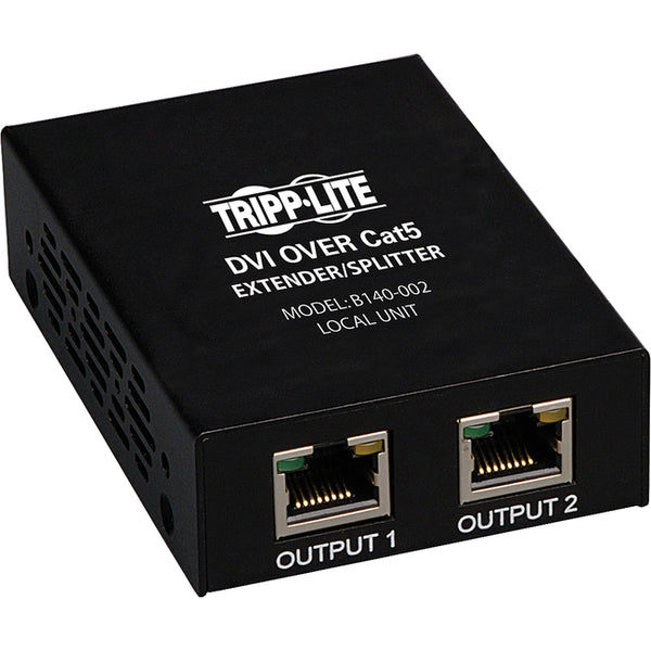 Tripp Lite DVI Over Cat5-Cat6 Video Extender Splitter 2-Port Transmitter 200' - American Tech Depot