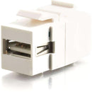 C2G Snap-In USB A-B Female Keystone Insert Module - White - American Tech Depot