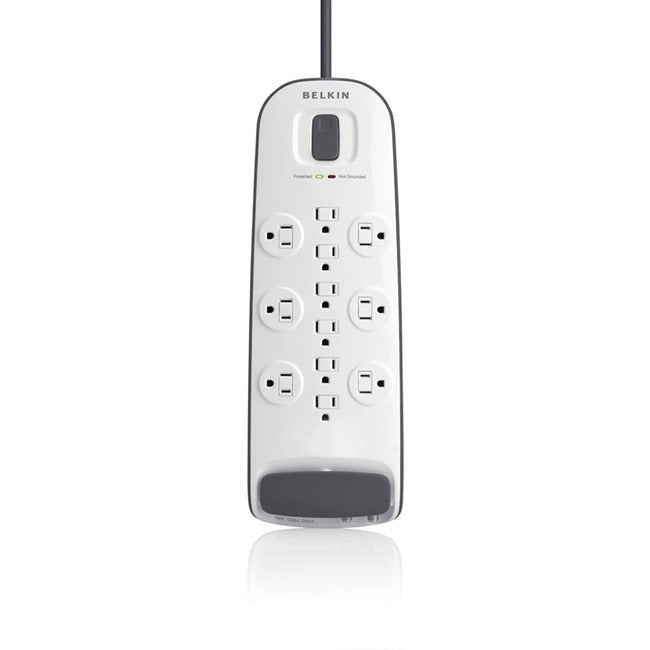 Belkin 12-outlet Surge Protector with 8 ft Power Cord with Cable-Satellite Protection