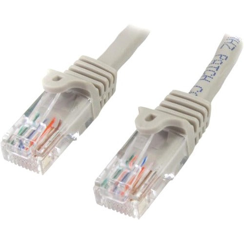 StarTech.com 15 ft Gray Snagless Cat5e UTP Patch Cable - American Tech Depot