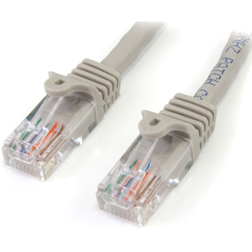 StarTech.com - Patch cable - RJ-45 (M) - RJ-45 (M) - 7.6 m - UTP - ( CAT 5e ) - gray - American Tech Depot