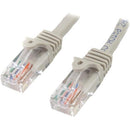 StarTech.com 50 ft Gray Snagless Cat5e UTP Patch Cable - American Tech Depot