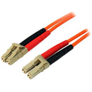 StarTech.com 2m Fiber Optic Cable - Multimode Duplex 50-125 - LSZH - LC-LC - OM2 - LC to LC Fiber Patch Cable - American Tech Depot