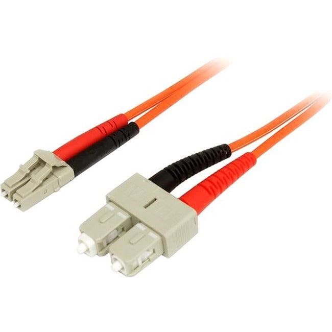 StarTech.com 3m Fiber Optic Cable - Multimode Duplex 50-125 - LSZH - LC-SC - OM2 - LC to SC Fiber Patch Cable - American Tech Depot