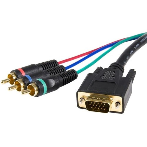 StarTech.com Cable adapter - RCA breakout - HD15 (m) - component (f) - 3 ft - American Tech Depot