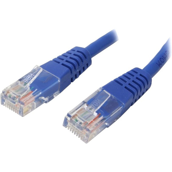 StarTech.com 1 ft Blue Molded Cat5e UTP Patch Cable - American Tech Depot