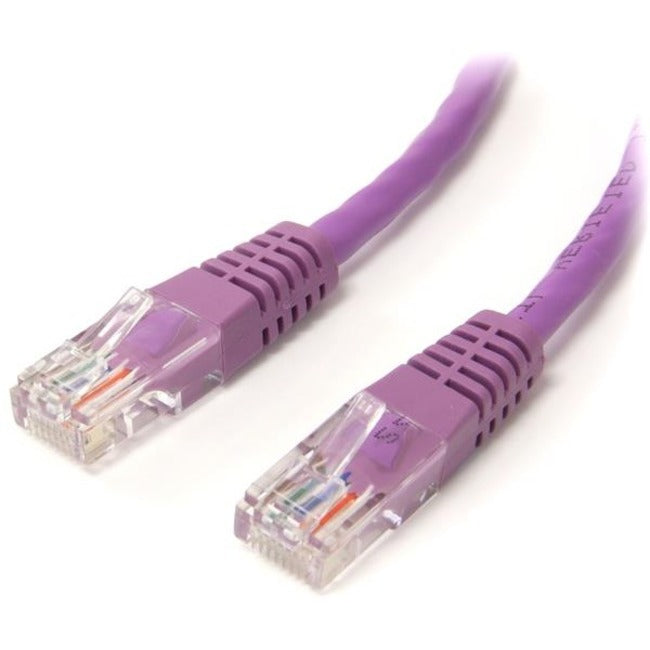 StarTech.com 6 ft Purple Molded Cat5e UTP Patch Cable - American Tech Depot