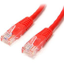 StarTech.com 6 ft Red Molded Cat5e UTP Patch Cable - American Tech Depot
