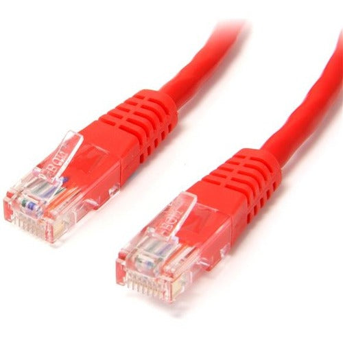 StarTech.com 6 ft Red Molded Cat5e UTP Patch Cable - American Tech Depot
