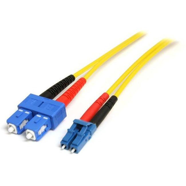 StarTech.com 1m Fiber Optic Cable - Single-Mode Duplex 9-125 - LSZH - LC-SC - OS1 - LC to SC Fiber Patch Cable - American Tech Depot