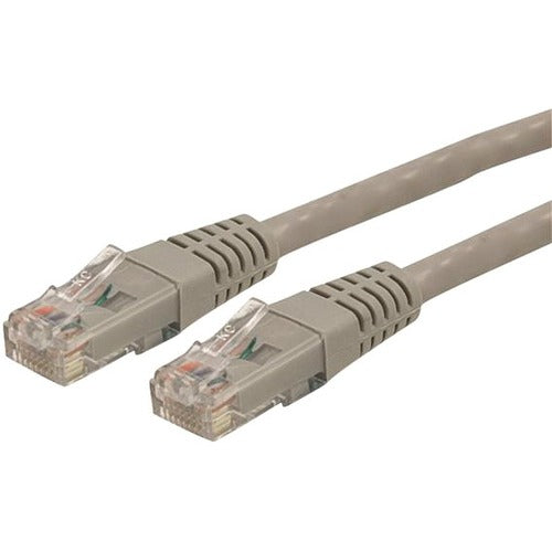 StarTech.com 2ft CAT6 Ethernet Cable - Gray Molded Gigabit CAT 6 Wire - 100W PoE RJ45 UTP 650MHz - Category 6 Network Patch Cord UL-TIA - American Tech Depot