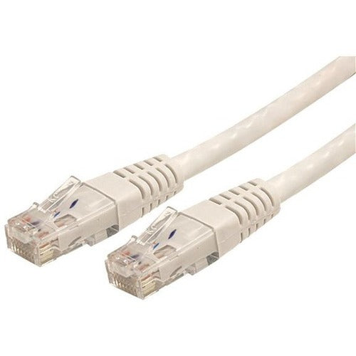 StarTech.com 2ft CAT6 Ethernet Cable - White Molded Gigabit CAT 6 Wire - 100W PoE RJ45 UTP 650MHz - Category 6 Network Patch Cord UL-TIA - American Tech Depot