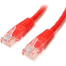 StarTech.com 15 ft Red Molded Cat5e UTP Patch Cable - American Tech Depot