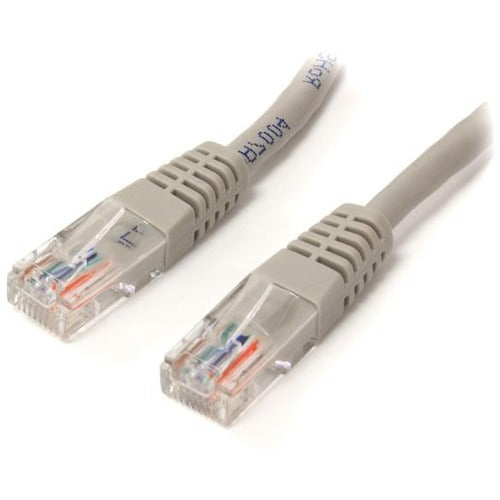 StarTech.com 1 ft Gray Molded Cat5e UTP Patch Cable - American Tech Depot