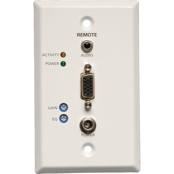 Tripp Lite VGA + Audio over Cat5-Cat6 Video Receiver RJ45 type Wallplate TAA - GSA - American Tech Depot