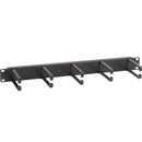 Black Box Horizontal IT Rackmount Cable Manager - 1U, 19" , Single-Sided, Black