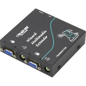 Black Box Wizard Multimedia Transmitter, Single Video-Stereo Audio - American Tech Depot