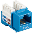Black Box CAT6 Value Line Keystone Jack, Blue, 25-Pack - American Tech Depot