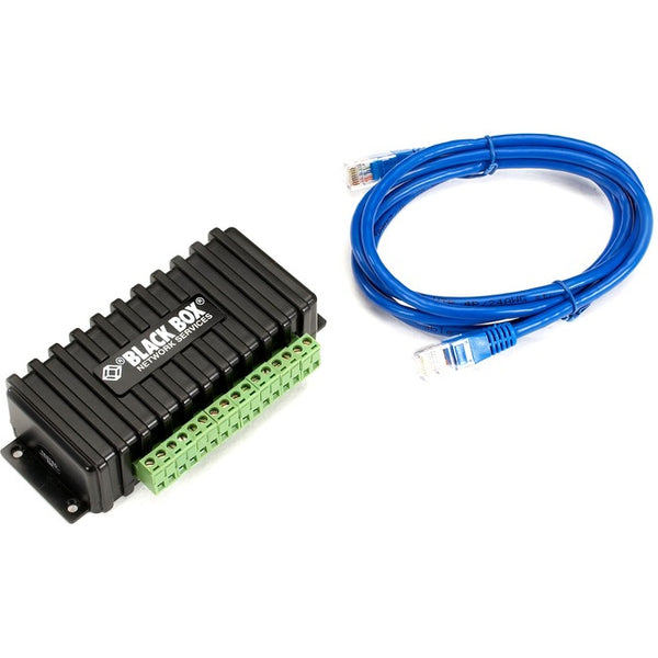 Black Box Digital I-O Dry Contact Sensor - (8) Dry Contacts with 5-ft. (1.5-m) Cable - New