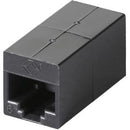 Black Box CAT6 Coupler - Unshielded, Straight-Pin, Black - American Tech Depot