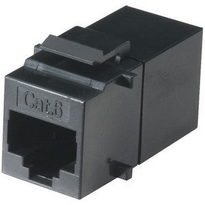 Black Box Cat.6 Keystone Straight Pinned Coupler - American Tech Depot