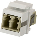 Black Box Keystone Snap Fitting - LC, White - American Tech Depot