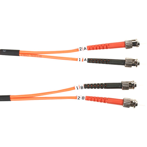 Black Box 62.5-Micron Multimode Value Line Patch Cable, ST-ST, 2-m (6.5-ft.) - American Tech Depot