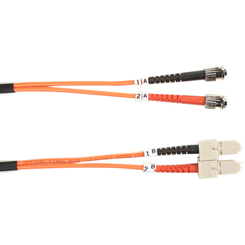 Black Box 62.5-Micron Multimode Value Line Patch Cable, ST-SC 3-m (9.8-ft.) - American Tech Depot