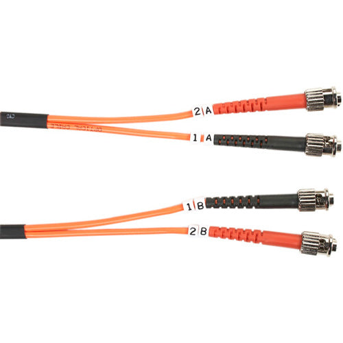 Black Box 62.5-Micron Multimode Value Line Patch Cable, ST-ST, 10-m (32.8-ft.) - American Tech Depot