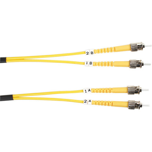 Black Box Single-Mode Value Line Patch Cable, ST-ST, 3-m (9.8-ft.) - American Tech Depot
