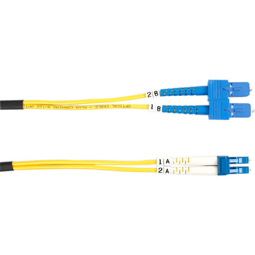 Black Box Single-Mode Value Line Patch Cable, SC-LC, 5-m (16.4-ft.) - American Tech Depot
