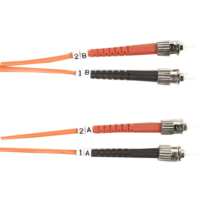 Black Box Single-Mode Value Line Patch Cable, ST-ST, 5-m (16.4-ft.) - American Tech Depot