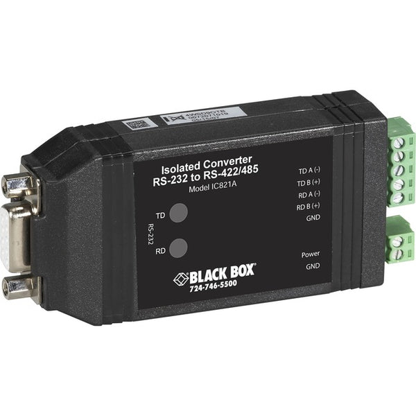 Black Box Universal RS-232 to RS-422-485 Converter