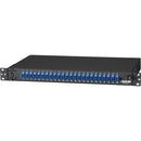 Black Box Rackmount Preloaded Fiber Enclosure 1U, (24) Duplex LC Pair