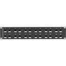 Black Box CAT6 Surge-Protected Patch Panel - 2U, 24-Port