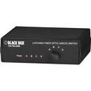 Black Box Fiber Optic A-B-C-D Desktop Switch - Latching, ST Multimode